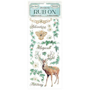 STAMPERIA - Rub-on Transfer Film - MAGIC FOREST DEER DFLRB20